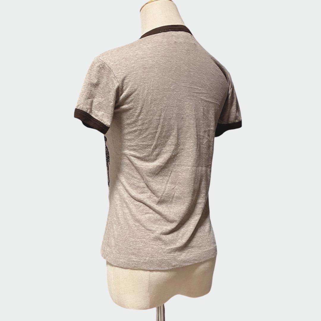 希少 アイコニッククチュール ボブマーリー Tシャツ リンガーラインストーン M