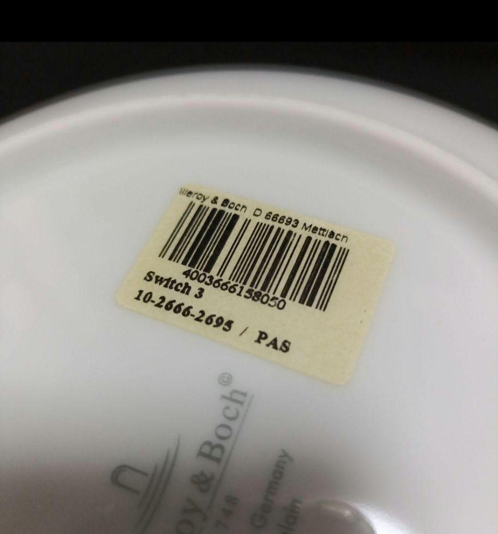 【未使用】 ビレロイ&ボッホ スイッチ３深皿２枚 + オマケのソースポット