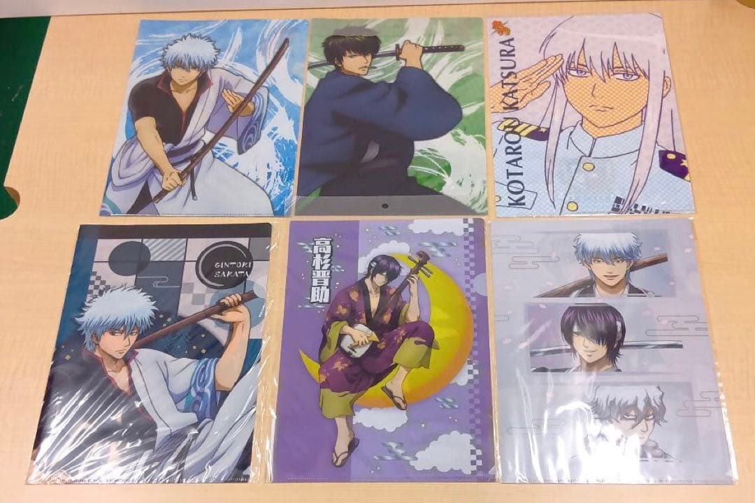 ❶②銀魂 一番くじ クリアファイル 下敷きなど まとめ売り