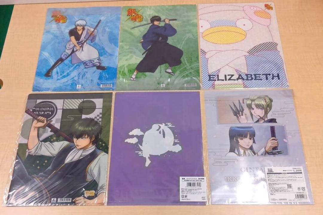 ❶②銀魂 一番くじ クリアファイル 下敷きなど まとめ売り