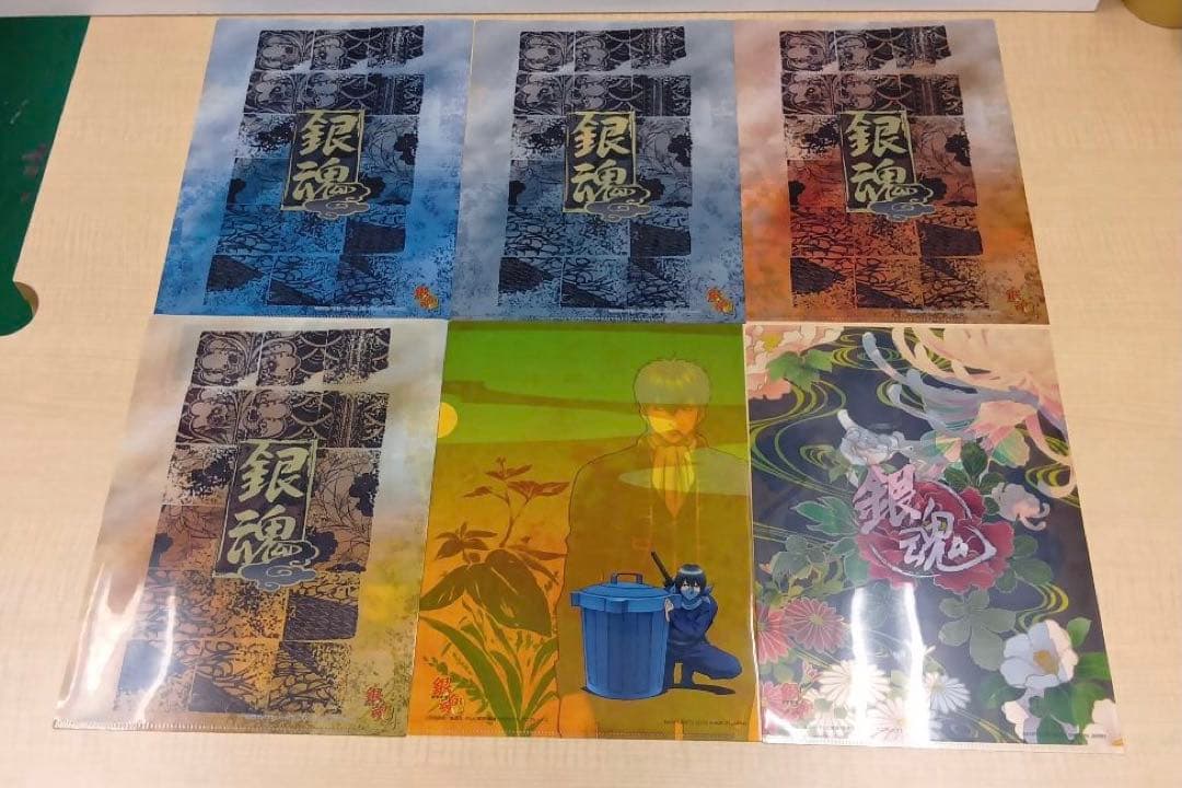 ❶②銀魂 一番くじ クリアファイル 下敷きなど まとめ売り