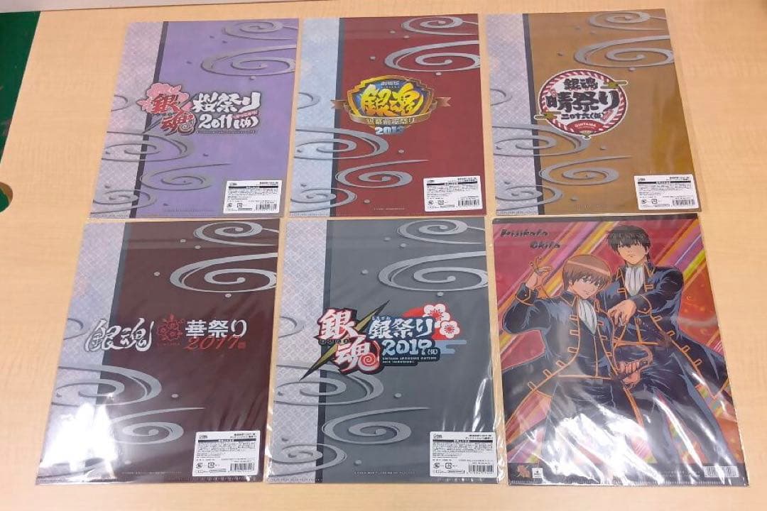 ❶②銀魂 一番くじ クリアファイル 下敷きなど まとめ売り