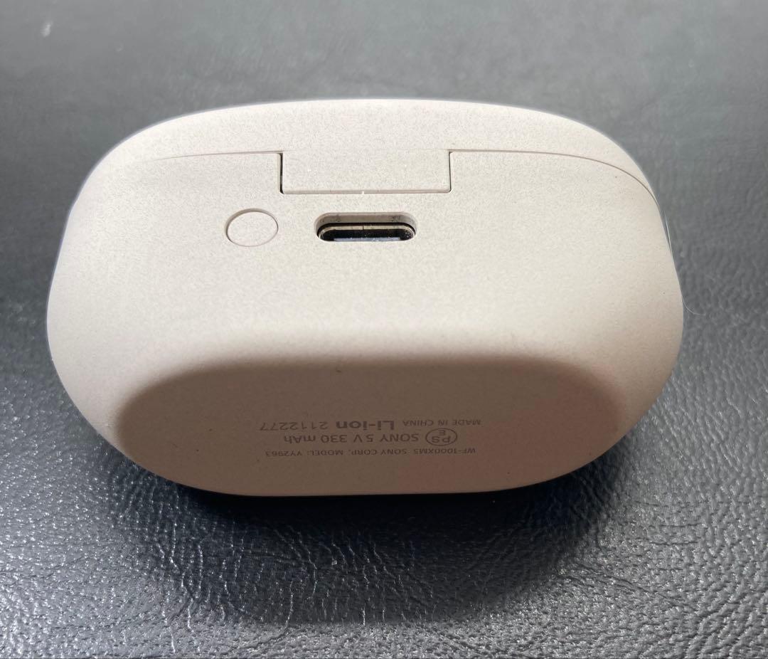 【美品】sony wf-1000xm5【充電ケース・シルバー】
