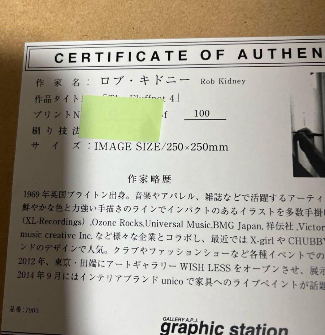 【美品】ロブ・キドニー　絵画 版画 ジクレー