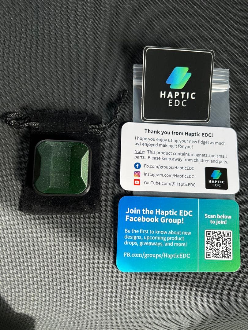 Haptic EDC GemStone フィジェットスライダー　フィジェットトイ