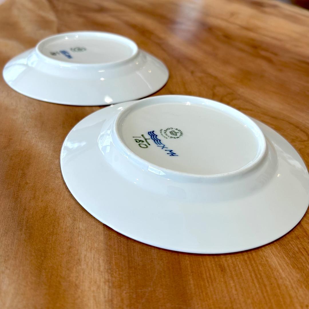 ロイヤルコペンハーゲン★プレイン★17cmケーキ皿★2枚組★美品