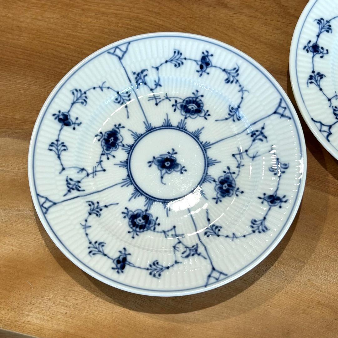 ロイヤルコペンハーゲン★プレイン★17cmケーキ皿★2枚組★美品