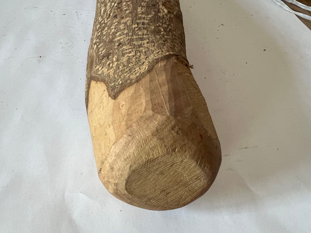 ⑥国産　天然　山椒木　すりこぎ　すり棒　40ｃｍ