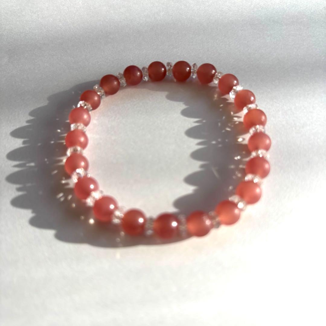 【高品質】【美品】インカローズ（ペルー産）　パワーストーン　ブレスレット　6mm