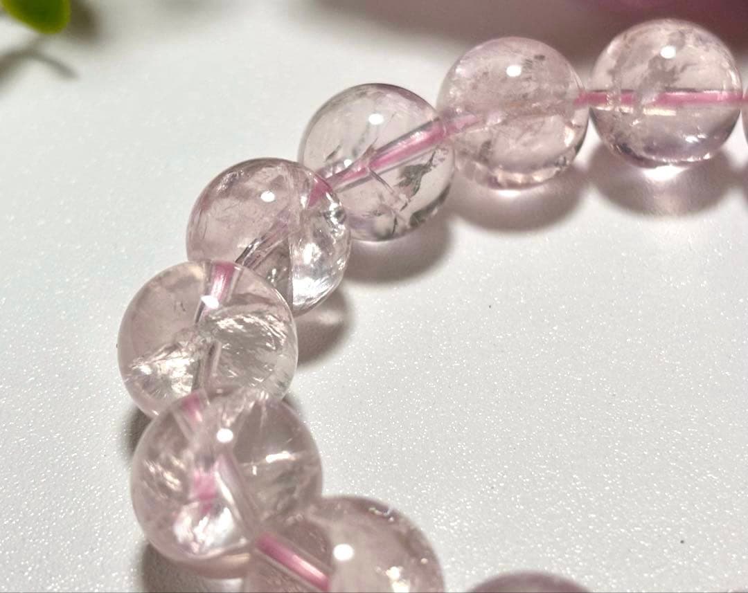 究極品質　虹煌めく愛の守護石　幻のプレミアムアイリスローズクォーツ　13㎜