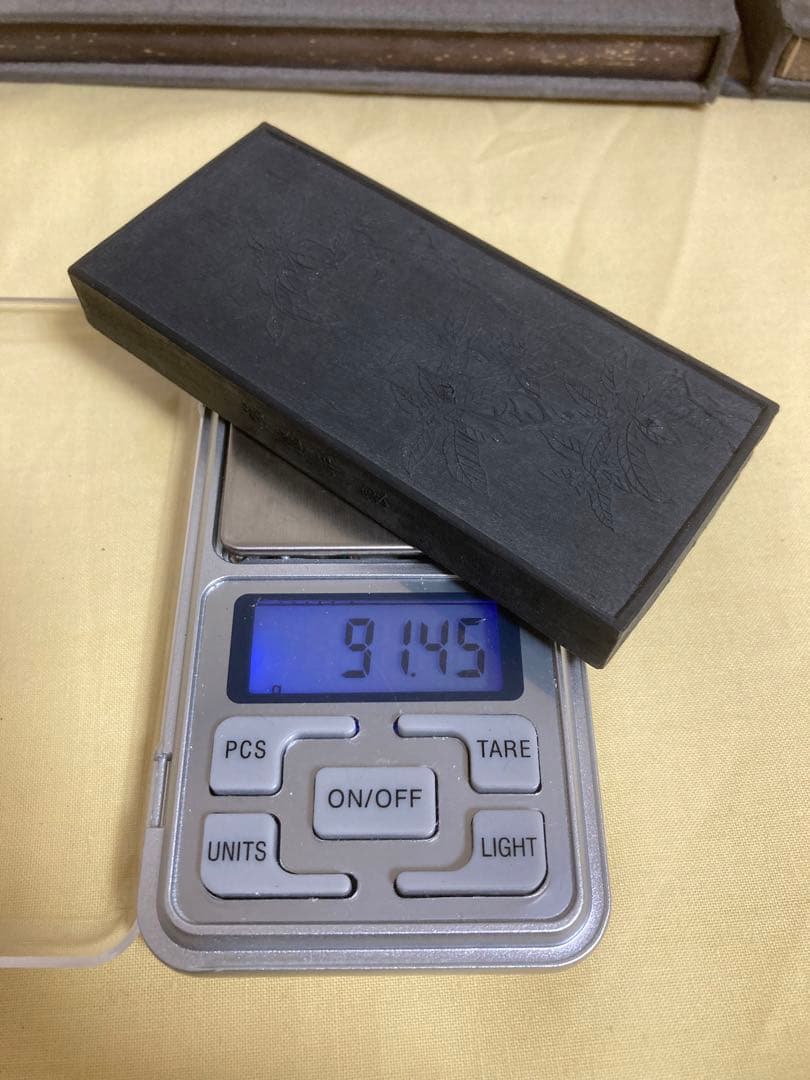 【古墨】安徽省 老胡開文墨 1956年製 唐墨 乾隆年製 書道具 中国墨