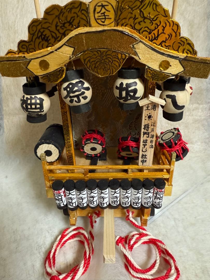 土浦祇園祭　大手町山車屋台ミニチュア/送料込み