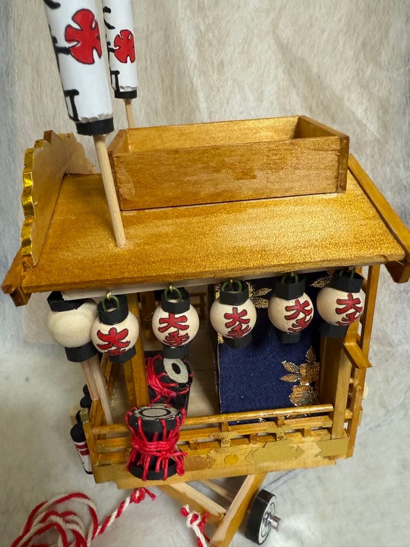 土浦祇園祭　大手町山車屋台ミニチュア/送料込み