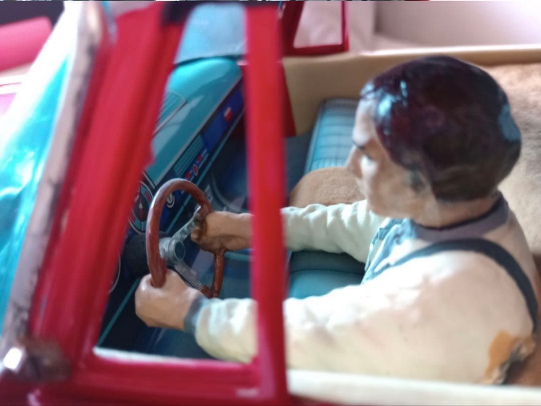 古い特大ブリキ★メルセデス ベンツ 300SE★イチコー／京商★改造★ジャンク