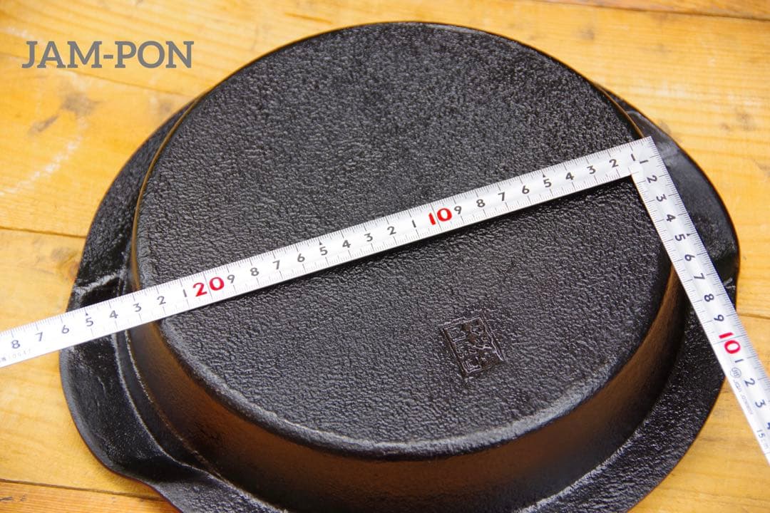 【未使用/長期保管品】南部盛栄堂/南部鉄器 筋目すき焼き鍋 φ23.5㎝