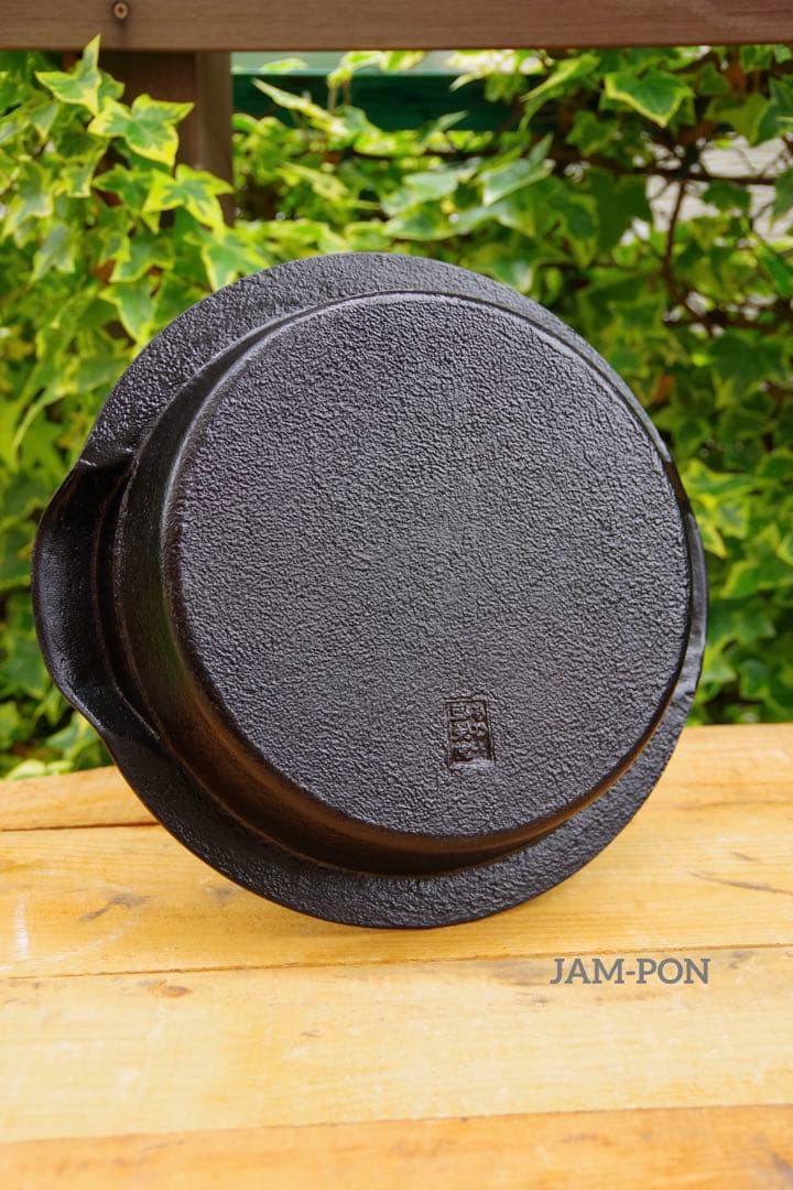 【未使用/長期保管品】南部盛栄堂/南部鉄器 筋目すき焼き鍋 φ23.5㎝