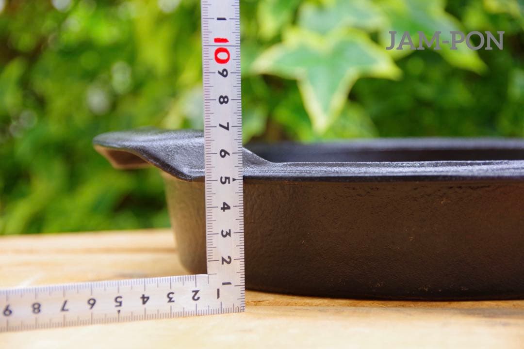 【未使用/長期保管品】南部盛栄堂/南部鉄器 筋目すき焼き鍋 φ23.5㎝