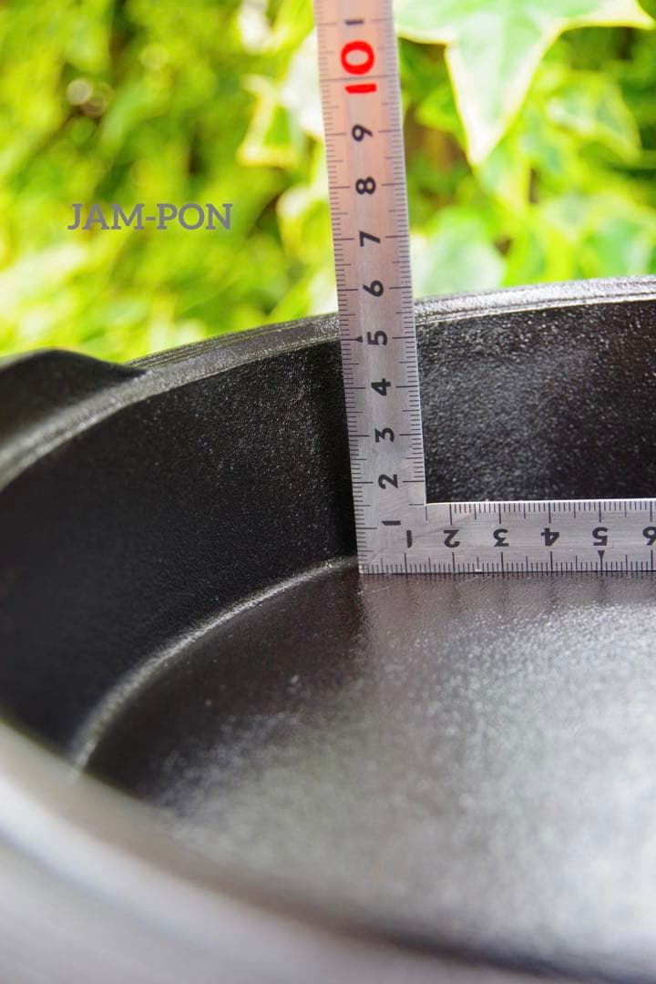 【未使用/長期保管品】南部盛栄堂/南部鉄器 筋目すき焼き鍋 φ23.5㎝