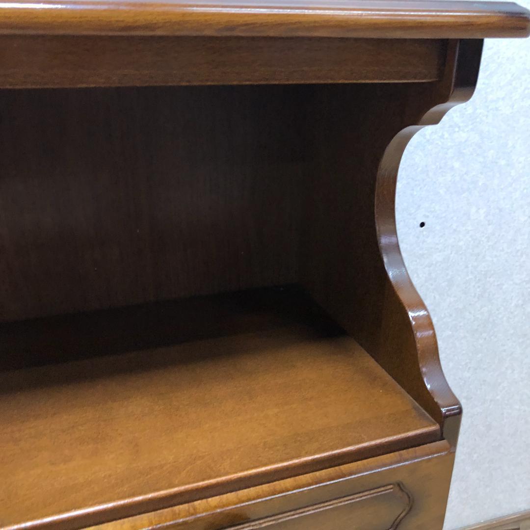 送料無料 希少 カリモク　サイドチェスト　レトロ　コロニアル　250710-2