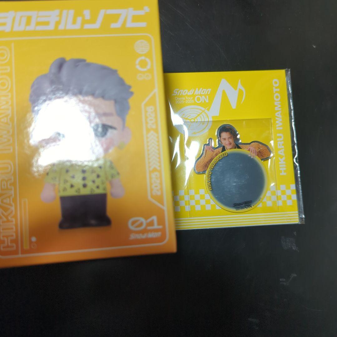 Man 岩本照 ON すのチルソフビ ミラーステッカー