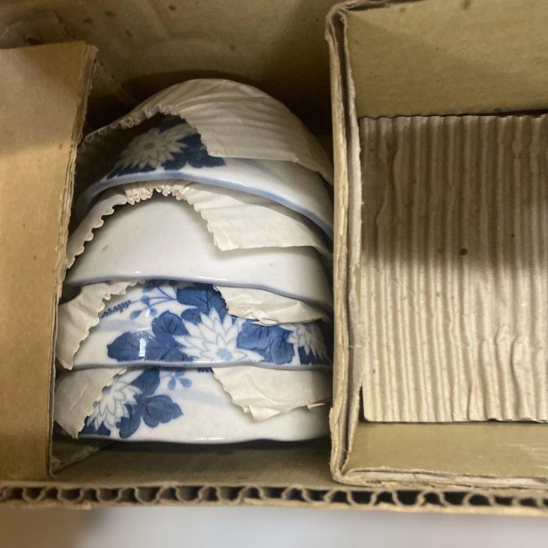 豪華まとめ売り】美濃焼 庫山窯 京菊 青華 大皿・中皿・和皿・刺身千代口 セット
