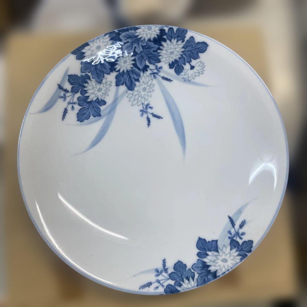豪華まとめ売り】美濃焼 庫山窯 京菊 青華 大皿・中皿・和皿・刺身千代口 セット