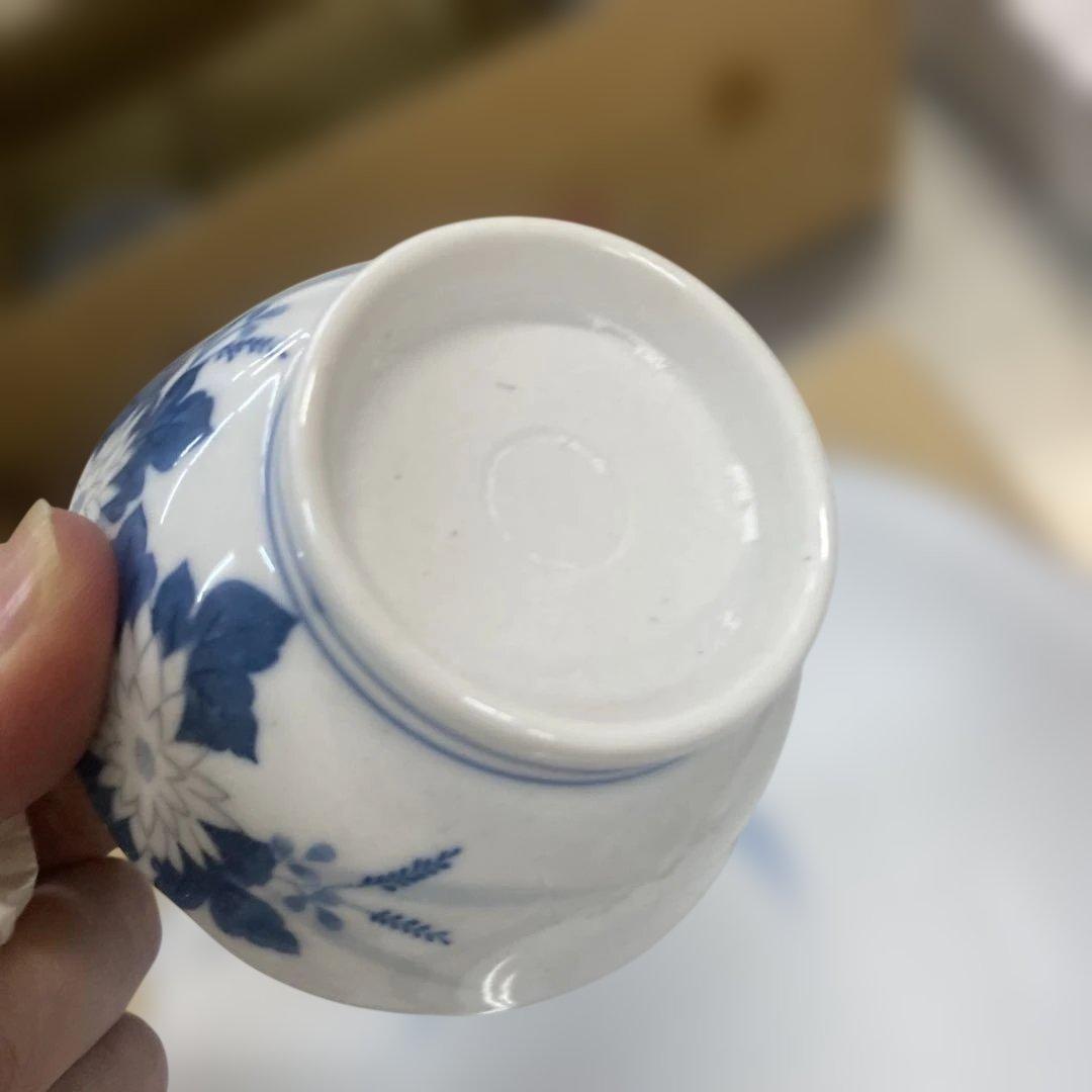 豪華まとめ売り】美濃焼 庫山窯 京菊 青華 大皿・中皿・和皿・刺身千代口 セット