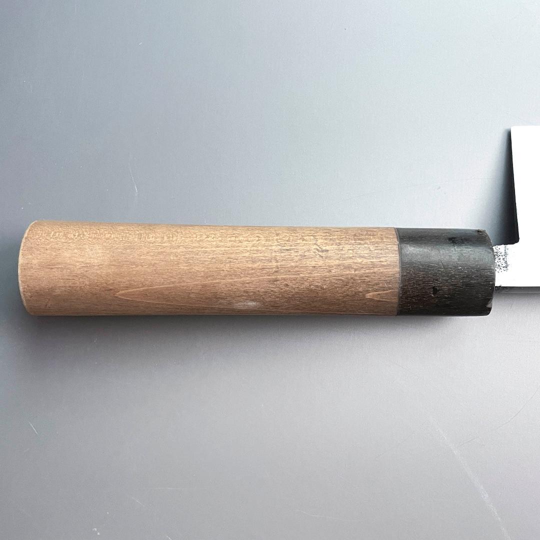 東源久一 出刃包丁 6.5寸（刃渡り193cm） 水牛柄