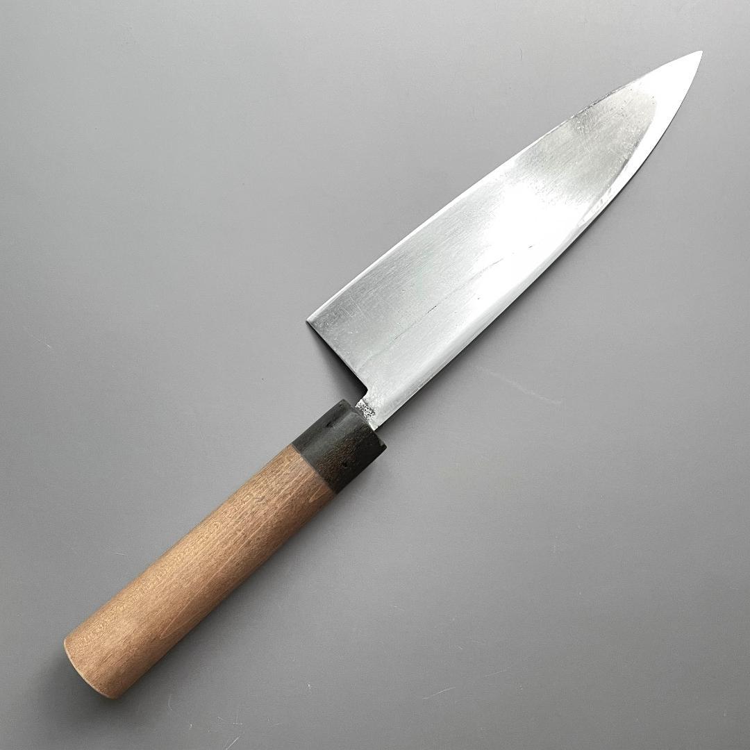 東源久一 出刃包丁 6.5寸（刃渡り193cm） 水牛柄