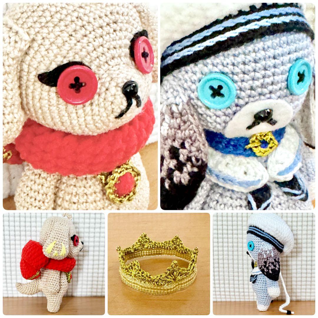 オーダー★あみぐるみ★犬・うさぎ(2点)