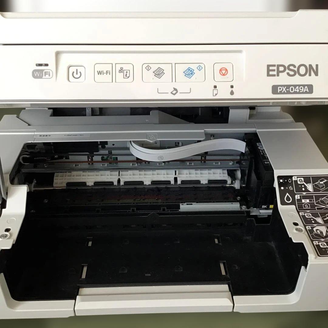 EPSON PX-049A プリンターと純正のインク