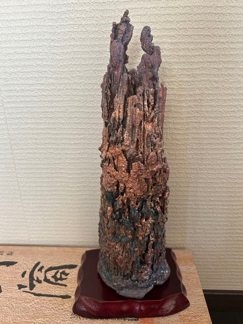 銅滴　4.1kg 住友金属鉱山　ガラスケース付