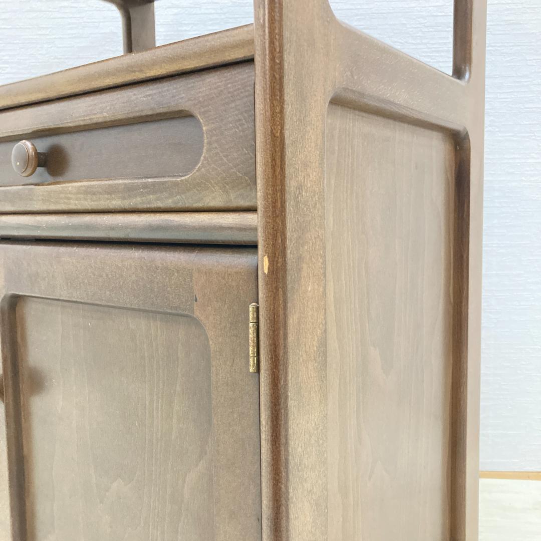 【カリモク】キャビネット　電話台　FAX台　収納