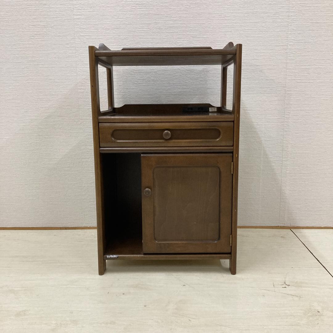 【カリモク】キャビネット　電話台　FAX台　収納