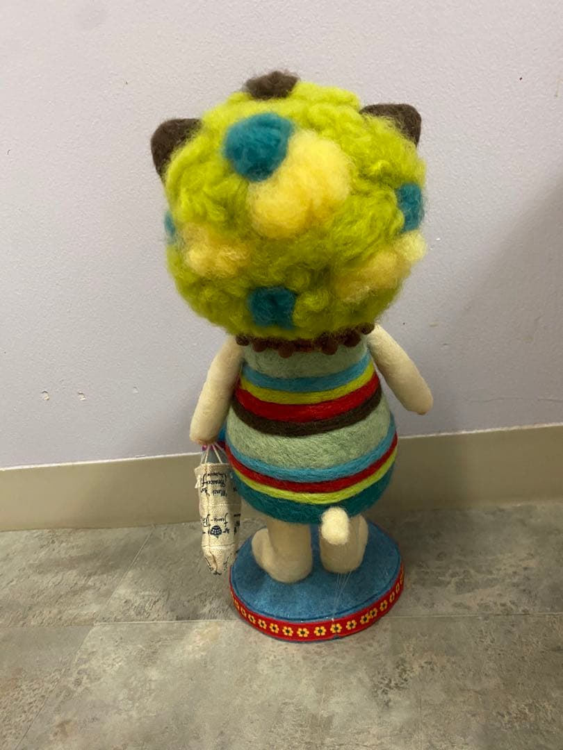 羊毛フェルト　可愛い頭の女の子