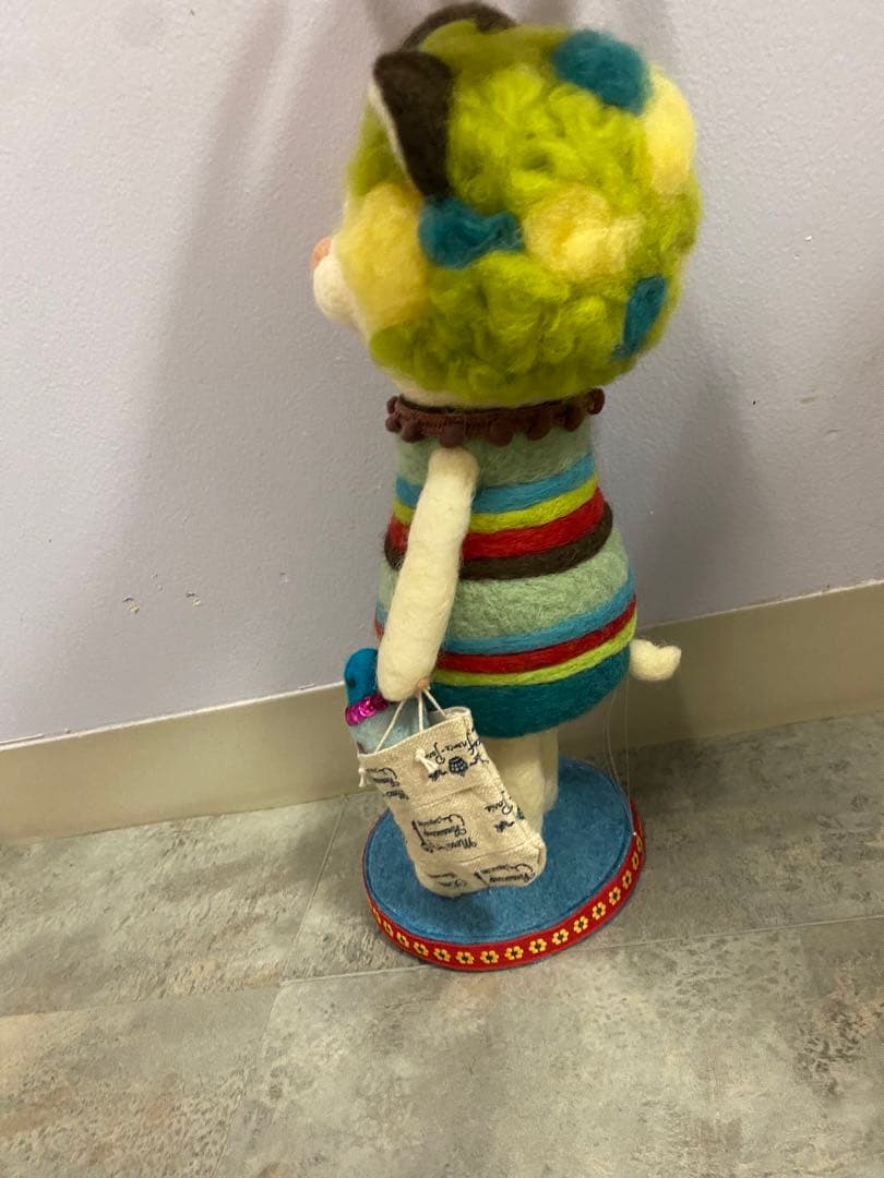 羊毛フェルト　可愛い頭の女の子