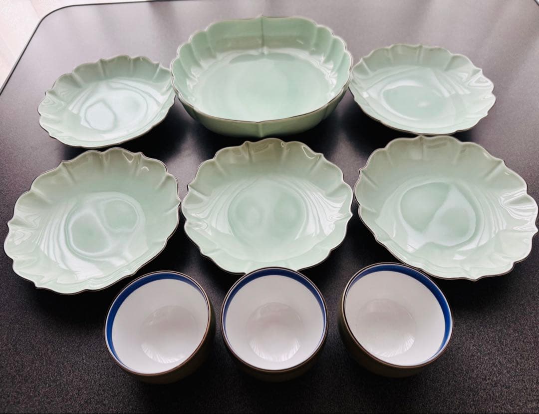 深川製磁　百年庵 大量まとめ　皿／湯呑