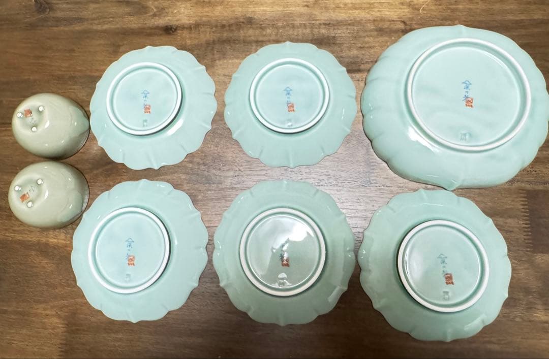 深川製磁　百年庵 大量まとめ　皿／湯呑