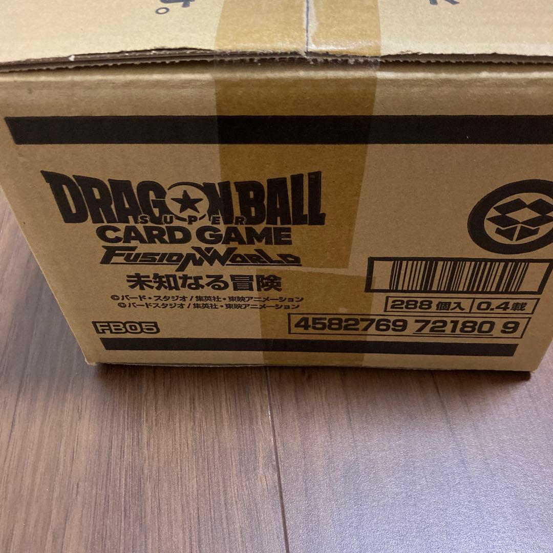 ドラゴンボールカードゲーム フュージョンワールド　未知なる冒険　未開封カートン
