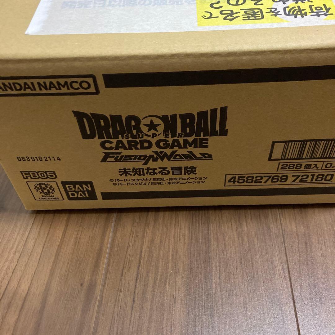 ドラゴンボールカードゲーム フュージョンワールド　未知なる冒険　未開封カートン