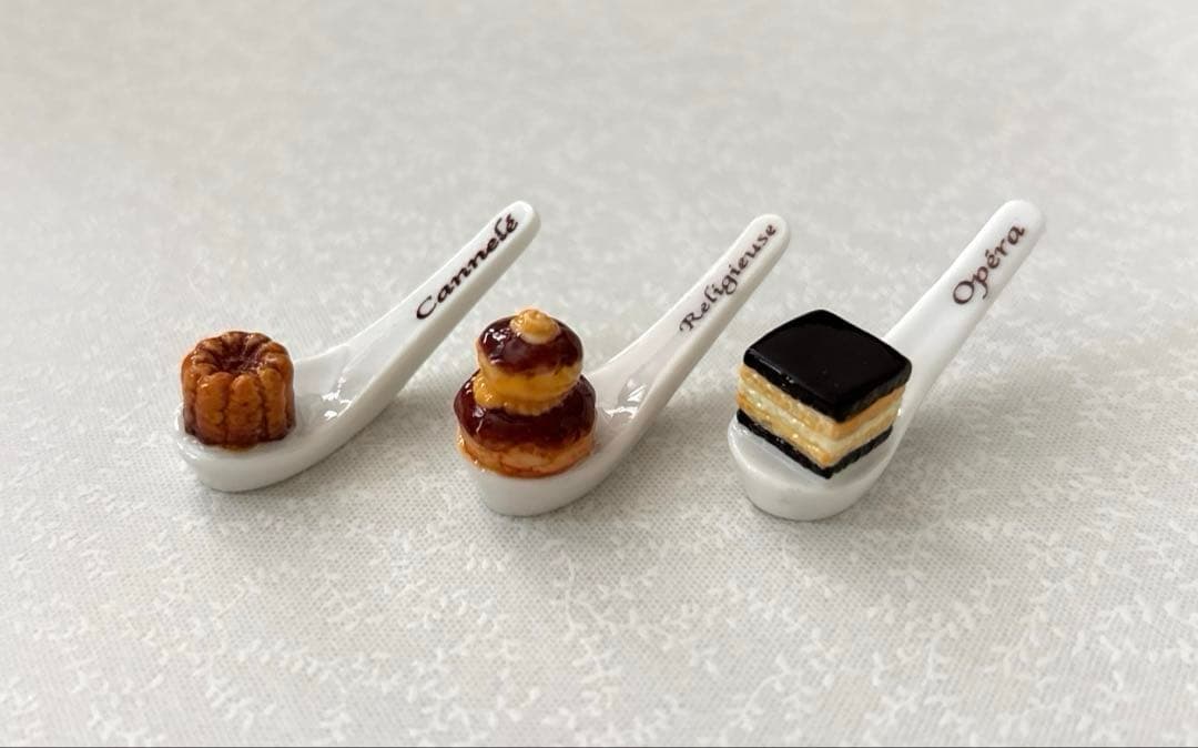 フェーヴ　スプーンとケーキ　コンプリート フランス製
