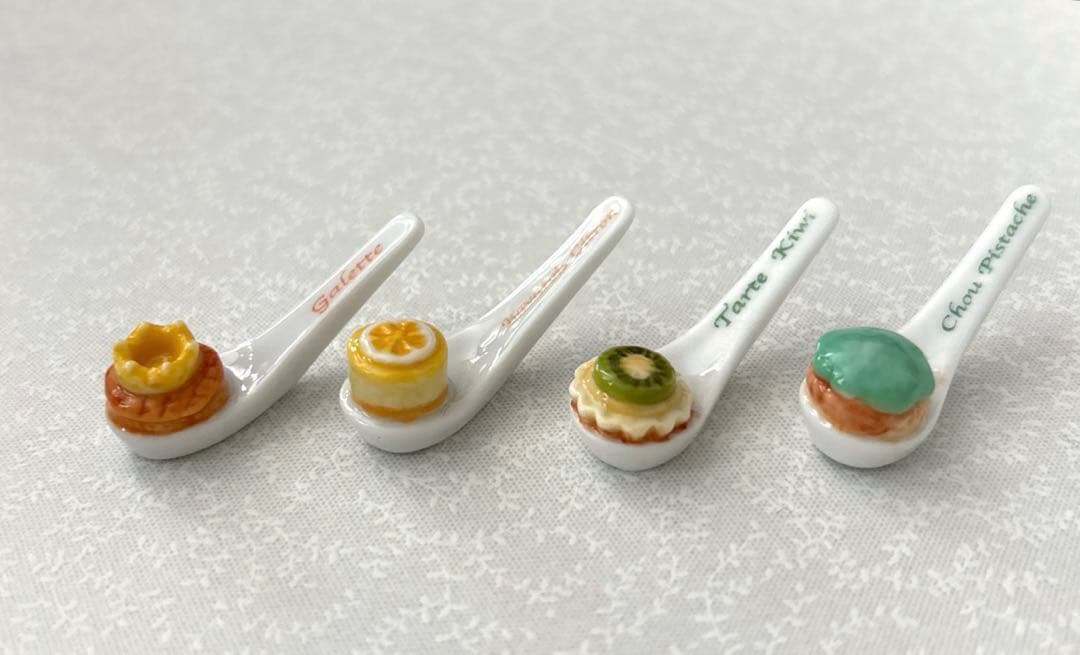 フェーヴ　スプーンとケーキ　コンプリート フランス製