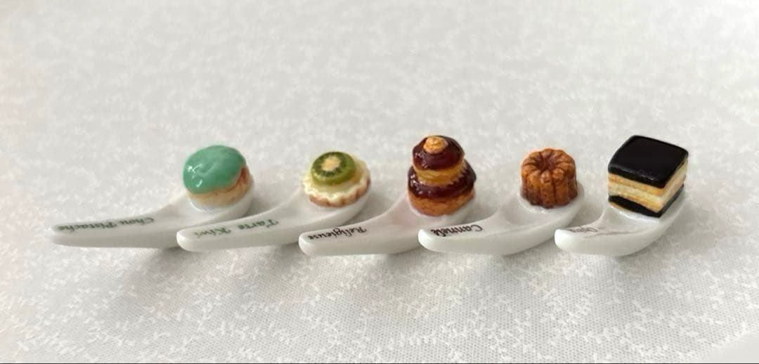 フェーヴ　スプーンとケーキ　コンプリート フランス製