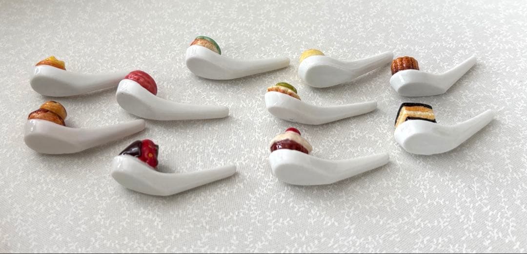 フェーヴ　スプーンとケーキ　コンプリート フランス製