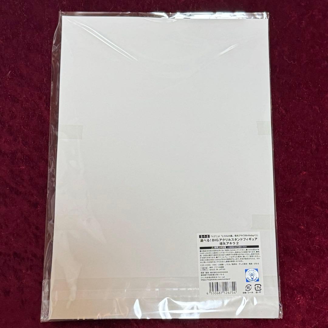 ヒカルの碁 くじ引き堂 S賞 BIGアクスタ 塔矢アキラ