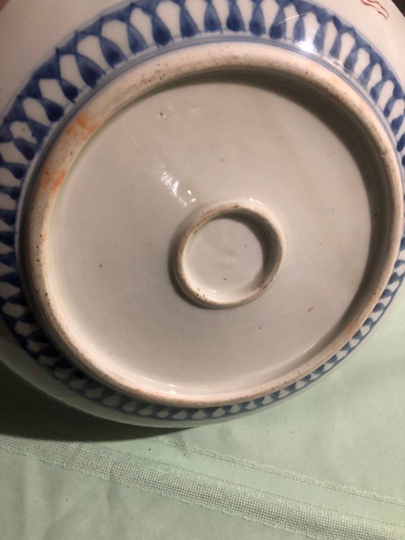 古伊万里焼 大皿 直径27.6cm 伝統模様 状態良好 送料込み