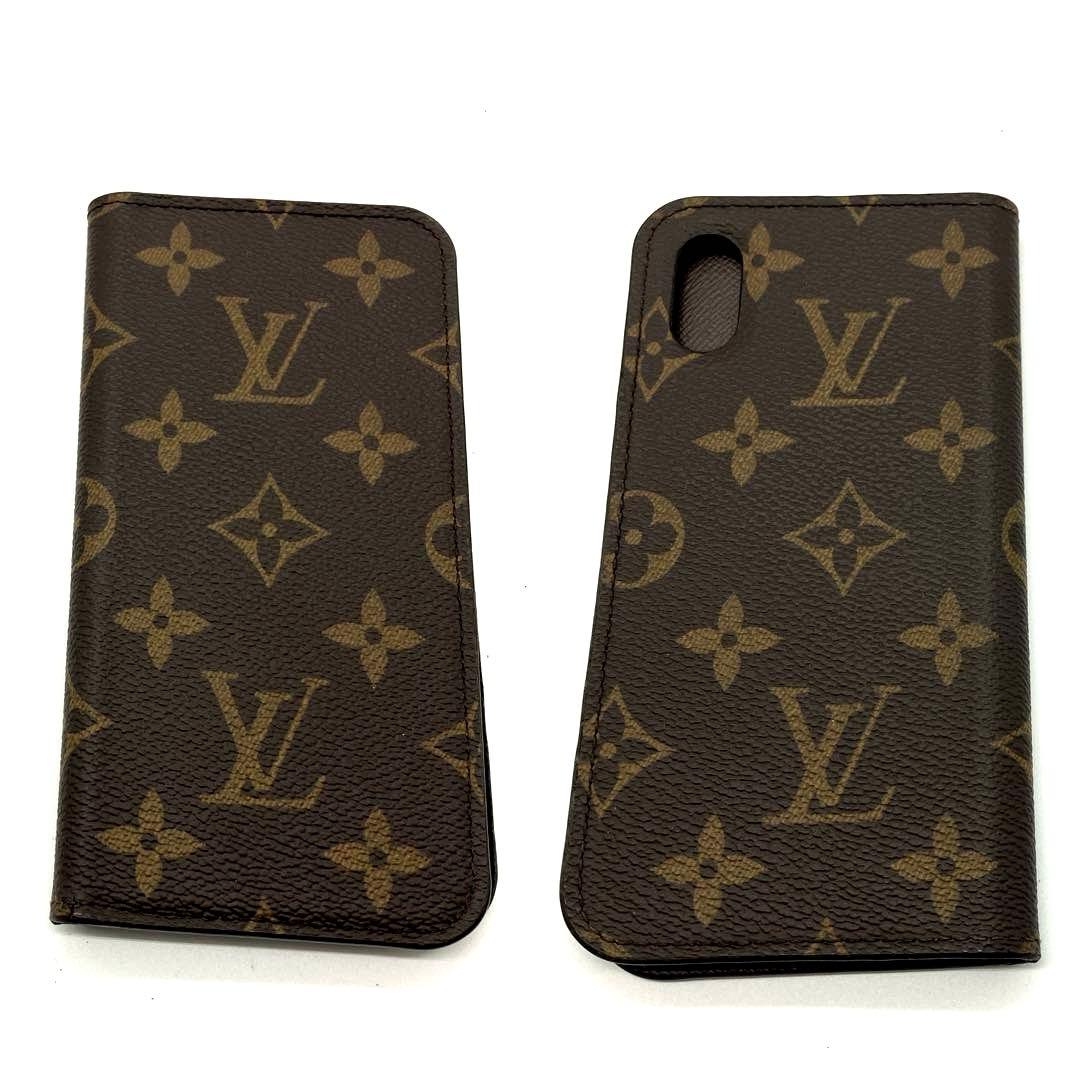 ルイヴィトン モノグラム iPhone X XS フォリオ M63443 美品