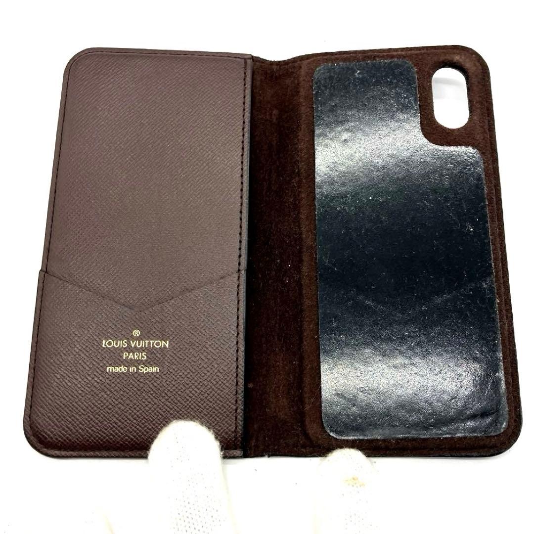 ルイヴィトン モノグラム iPhone X XS フォリオ M63443 美品