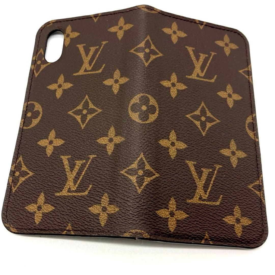 ルイヴィトン モノグラム iPhone X XS フォリオ M63443 美品