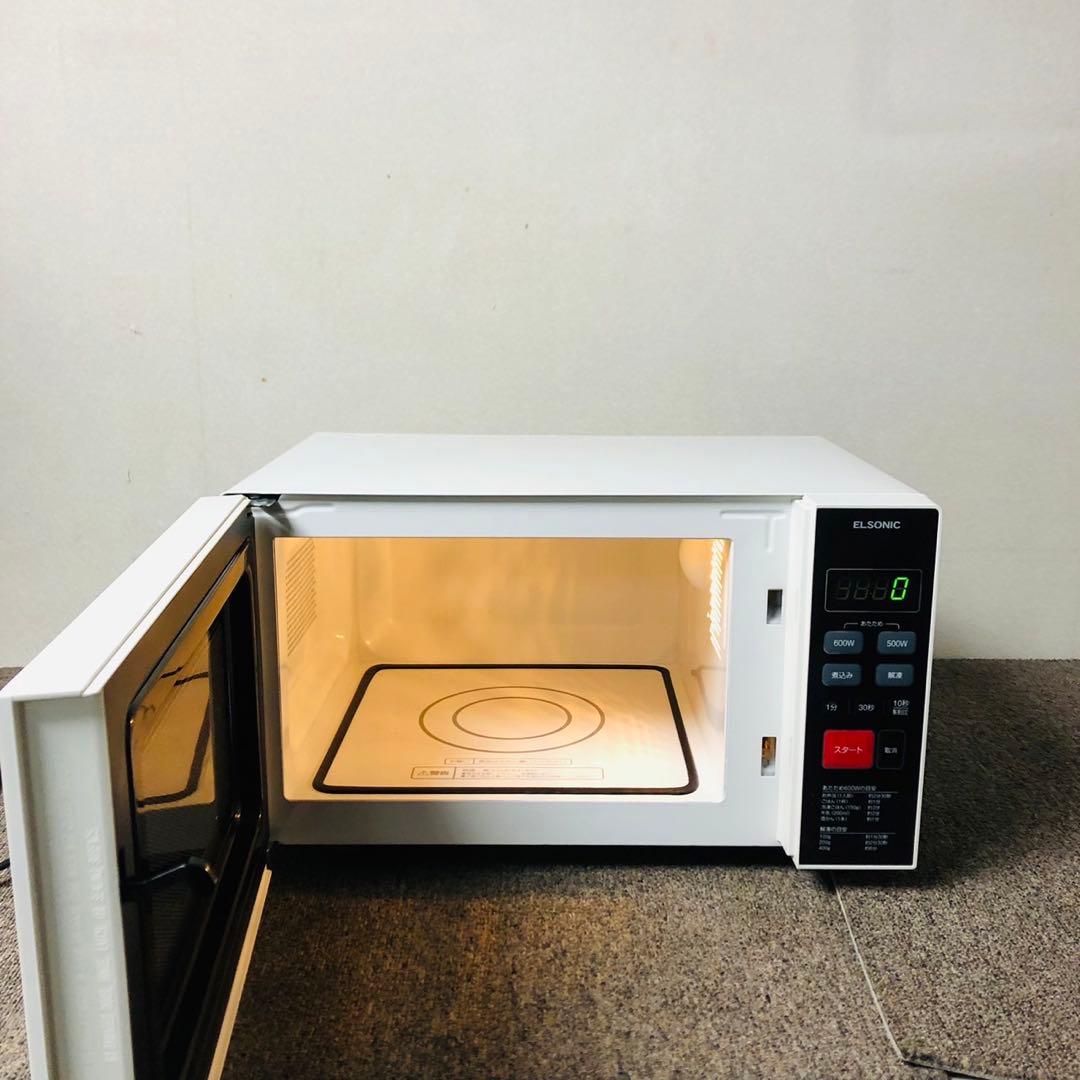 G40美品！エルソニック フラット電子レンジ 20L 新生活応援✨